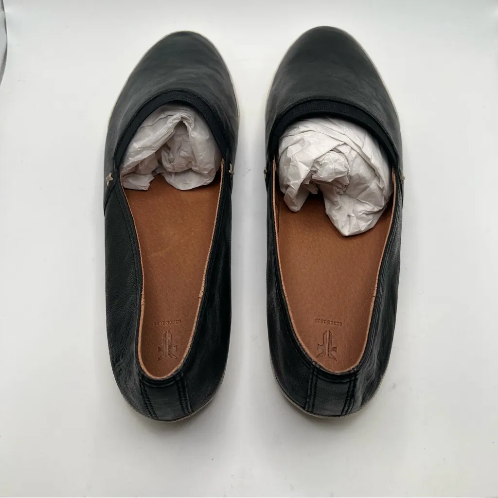 NWB Frye Melanie Slip On Sneaker Mode D3n67 Taille black leather size 9.5 866 - Image 8