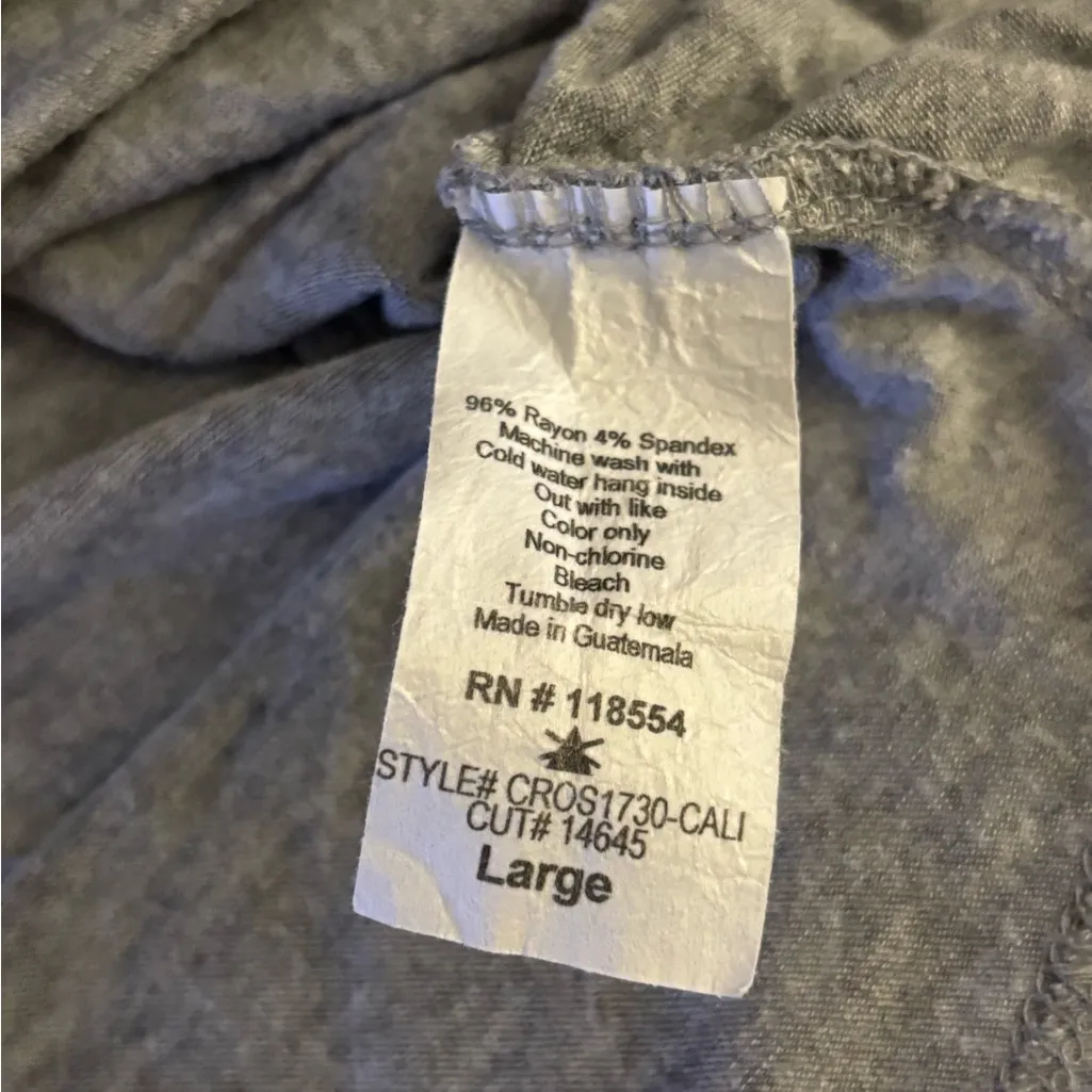 California Bear Graphic Tank Top Gray Size L - Image 6