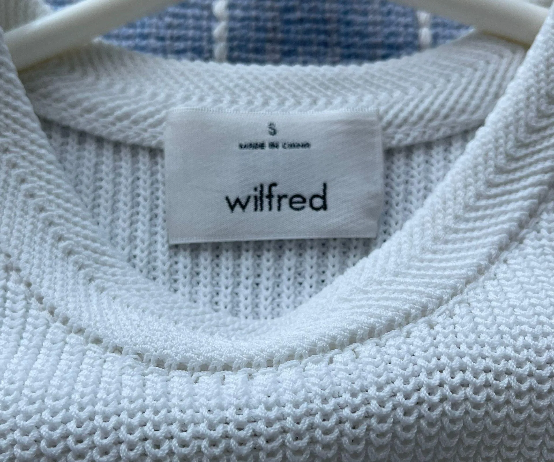 Wilfred Palmier Sleeveless Tunic Ivory Sweater Knit Long Sweater Size S - Image 5