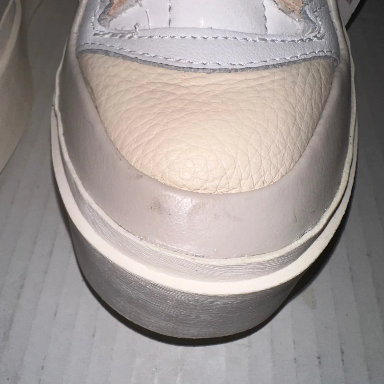 Adidas Forum Bonega Mid Ecru Tint Cloud White GW7061 Platform Sneakers Womens 7 - Image 4