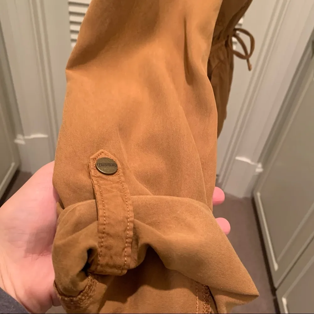 Sanctuary Lyocell Tailored Snap Front Jacket Shirt Top M - Image 8