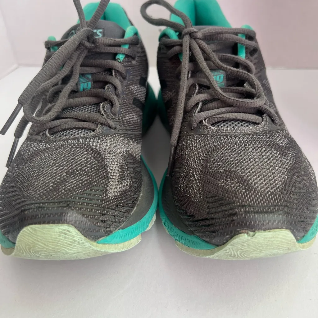 ASICS Women's Black and Teal Athletic Shoes - Image 8