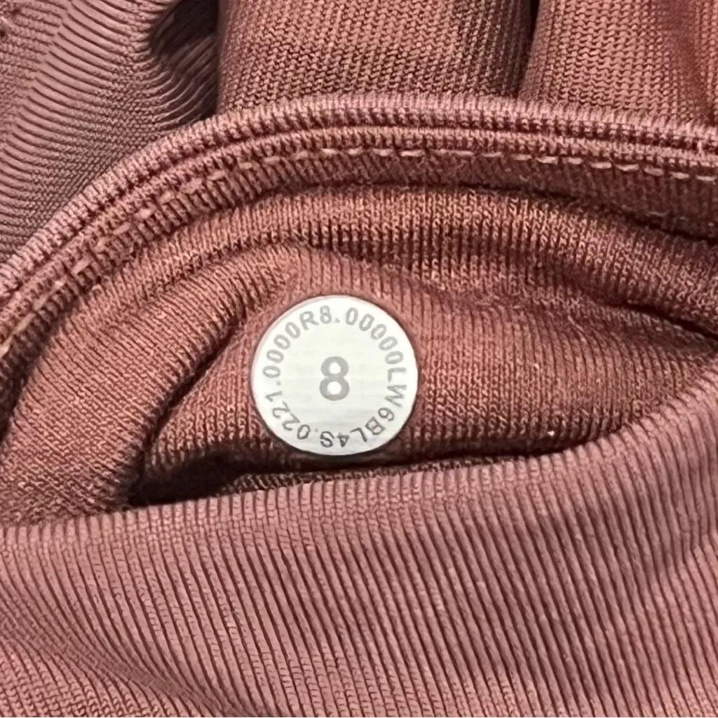 Lululemon Wide-Leg High Rise Crop 19" Spiced Chai Size 8 Yoga Pants Flowy - Image 7