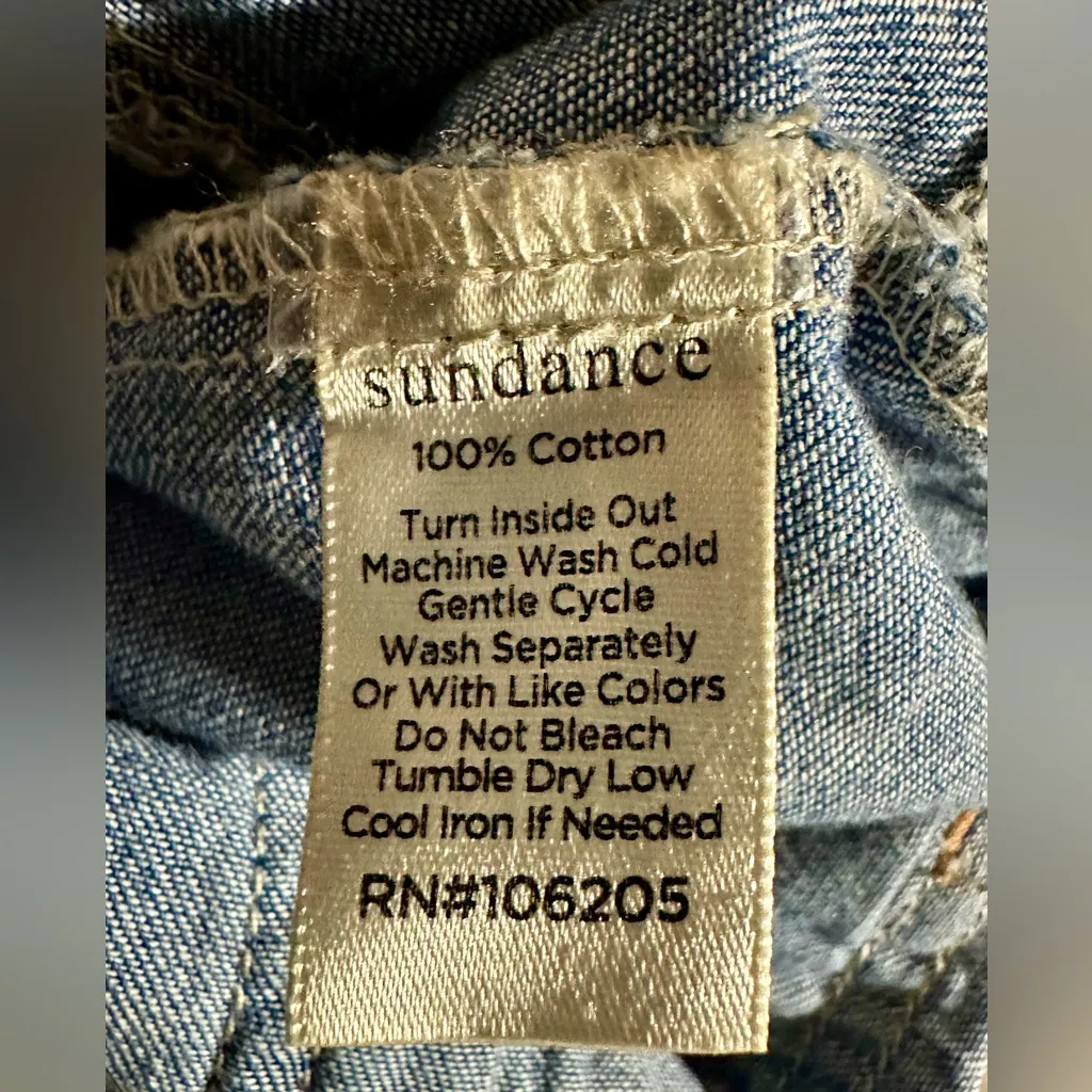 Sundance Jolienne Lightweight Denim
Cargo Jogger Jeans button fly size 2 - Image 10