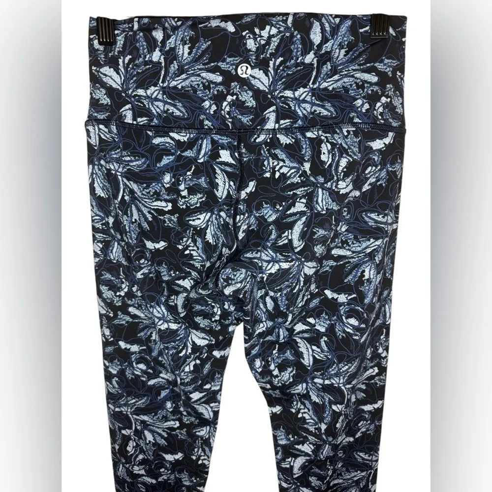 Lululemon Wunder Under High Rise Tight 28” Size 6 Embellished Multi - Image 7
