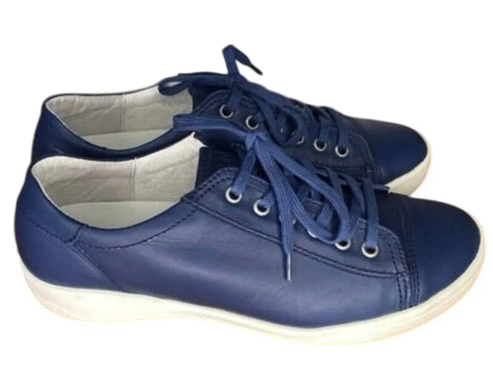 JOSEF SEIBEL Sina 11 Blue Leather Sneakers Euro Size 36 New in Box MSRP $120 - Image 2