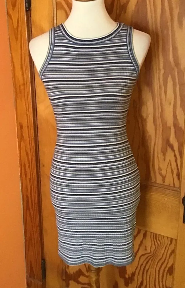 VTG Y2K Arizona Striped Bodycon Dress - Image 6