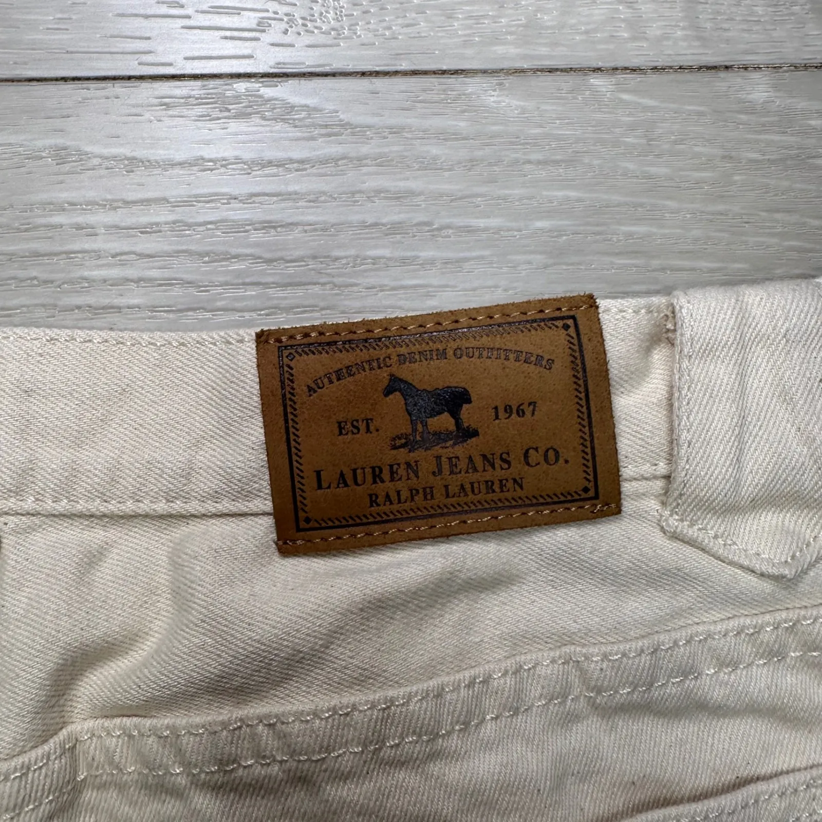 Ralph Lauren women's y2k vintage western cream bootcut equestrian fringe pant 12 - Image 7