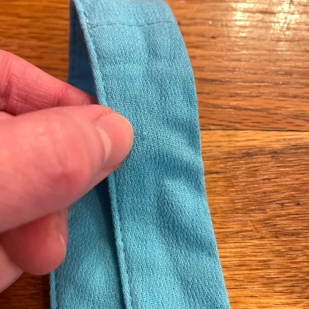 VENUS Strappy Detail V-Neck Top Turquoise Blue Cold Shoulder Short Sleeve Boho - Image 15