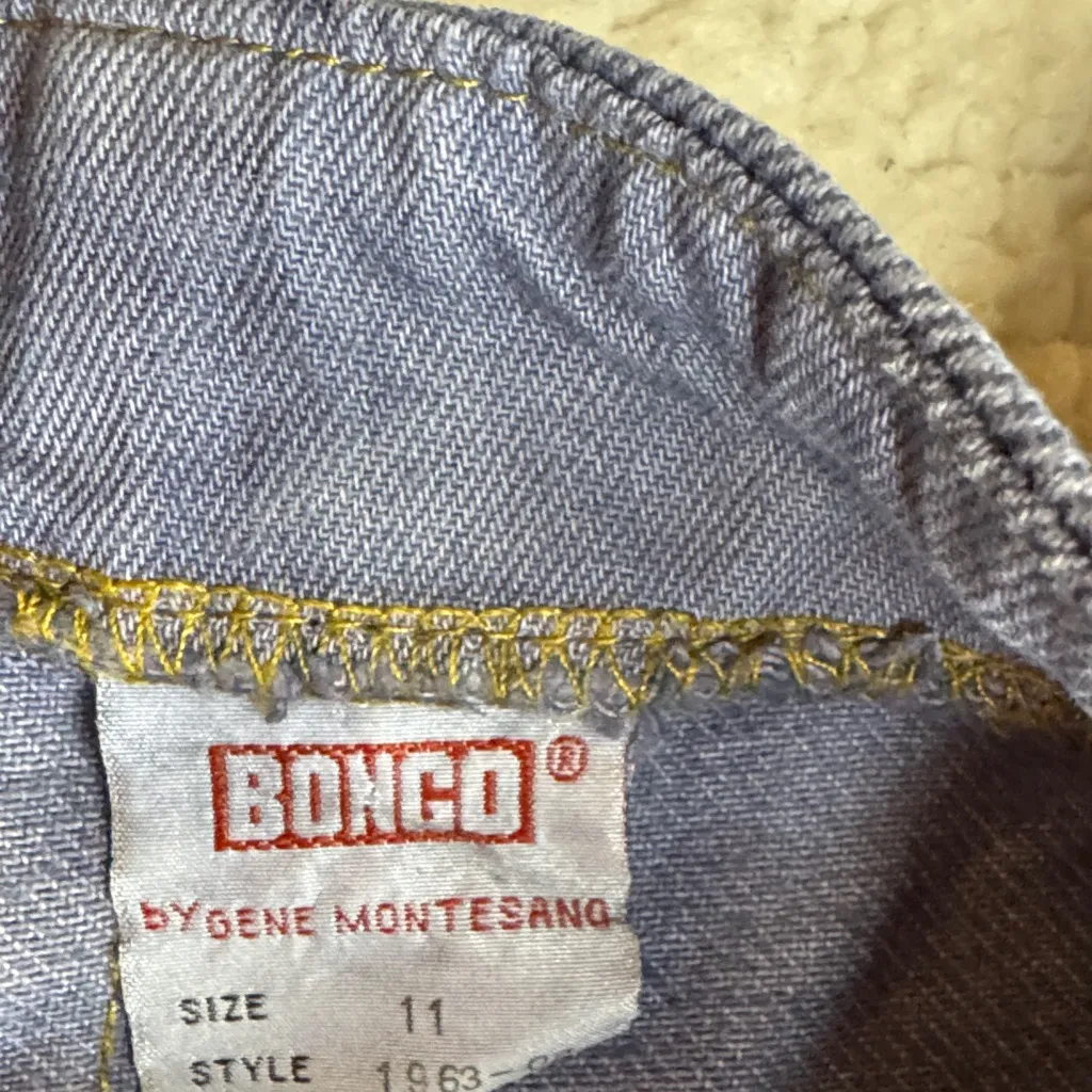 Vintage BONGO Ombre Blue Jean Skort - Image 2