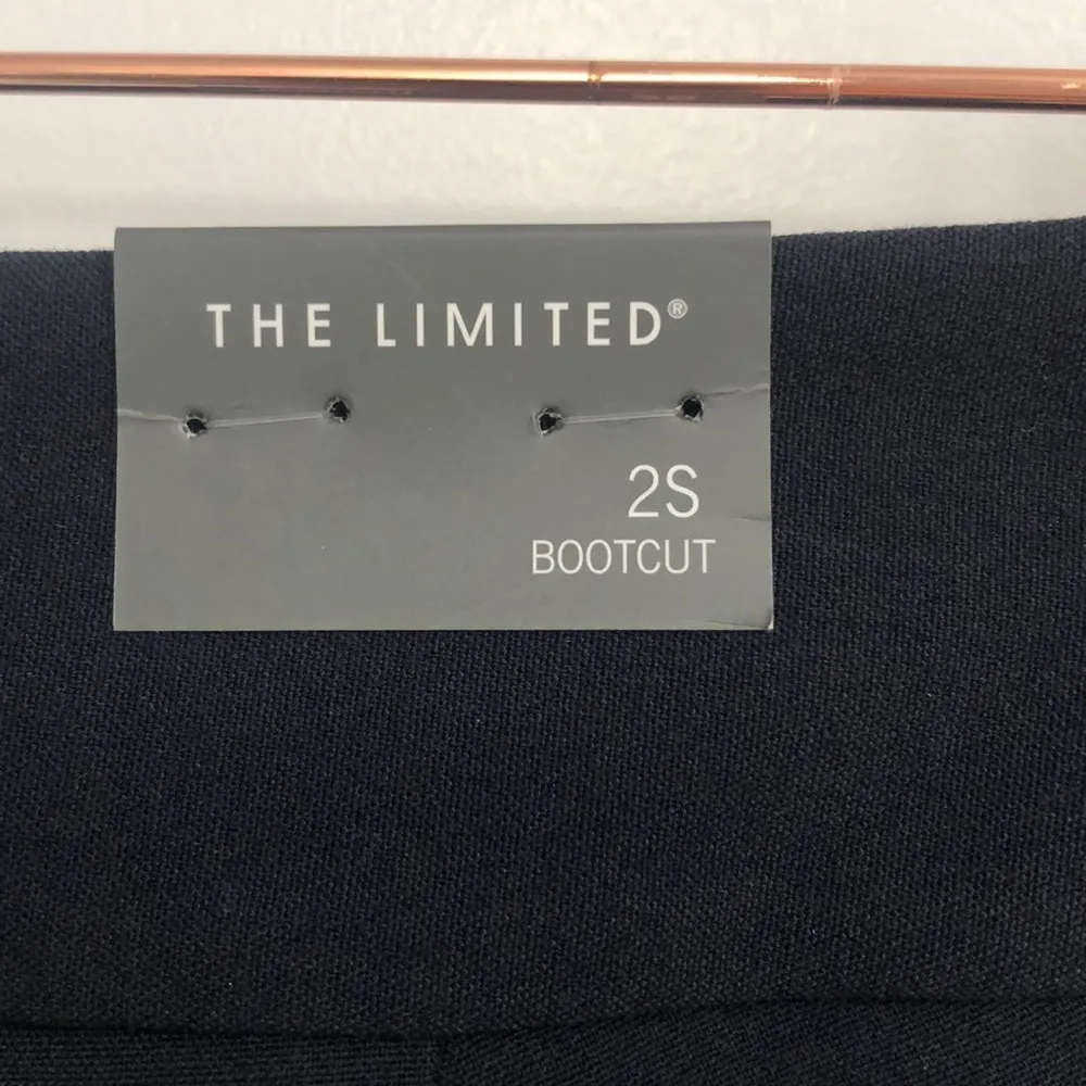 THE LIMITED BLUE BOOTCUT DRESS PANTS size 2 - Image 5