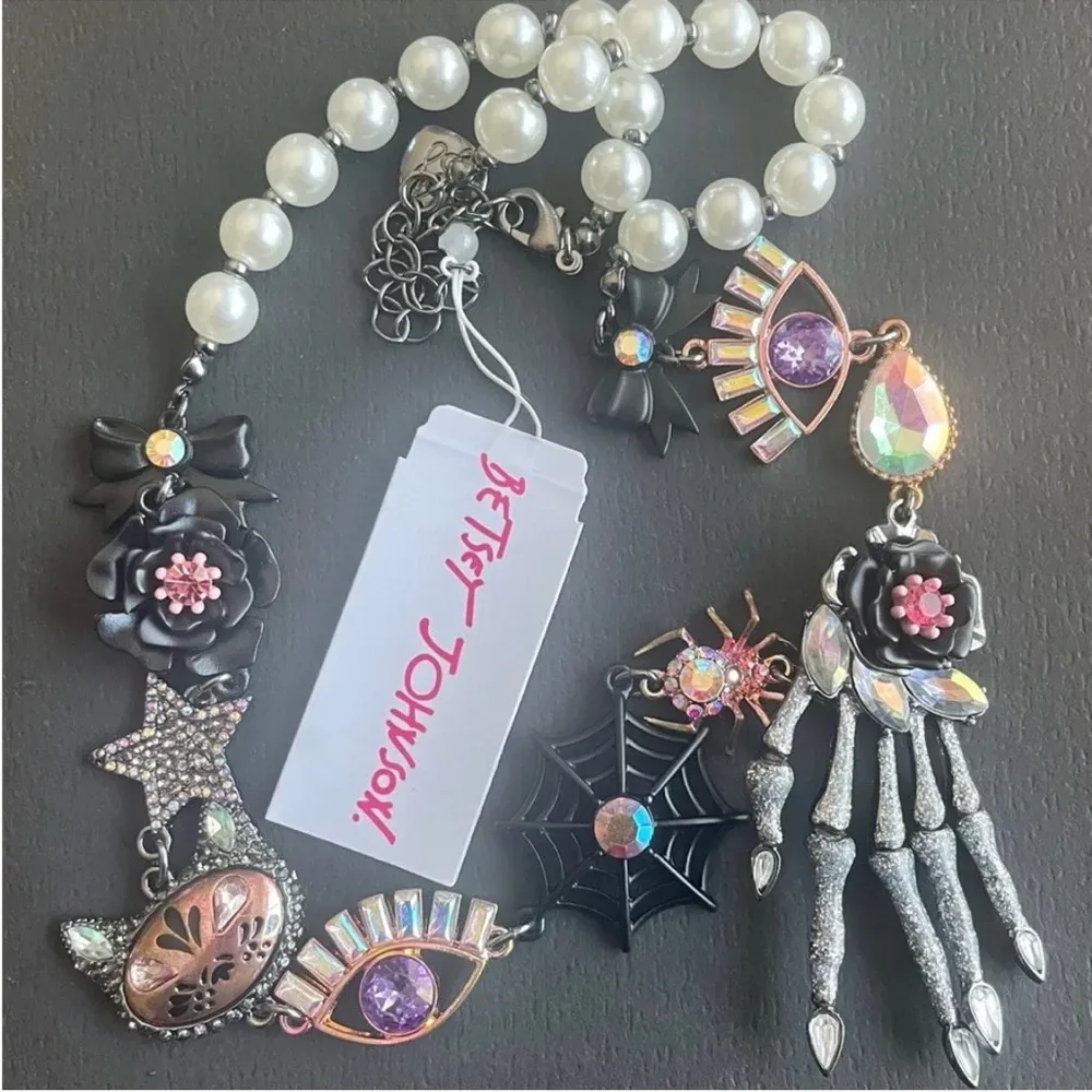 NWT Betsey Johnson Halloween Necklace Rare - Image 2