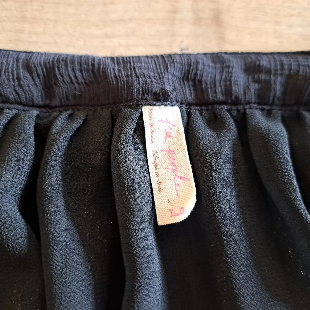 FREE PEOPLE Boho Chic Blouse, Large - Good condition! - Image 9