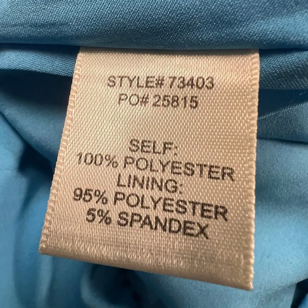 Anthropologie Skies Are Blue Aquatic Floral Tropical Surplice Romper Size M - Image 13