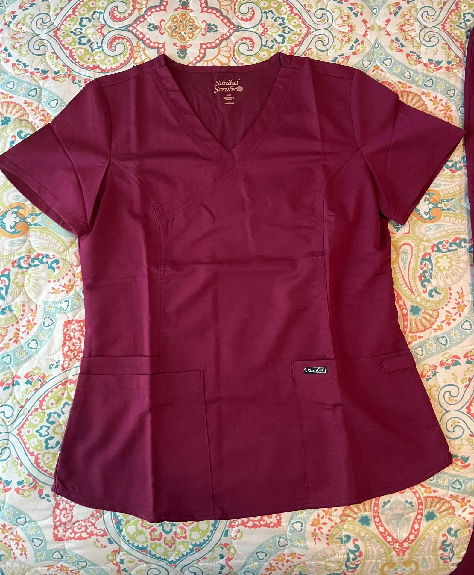 Sanibel Scrub Set Red Size M - Image 2