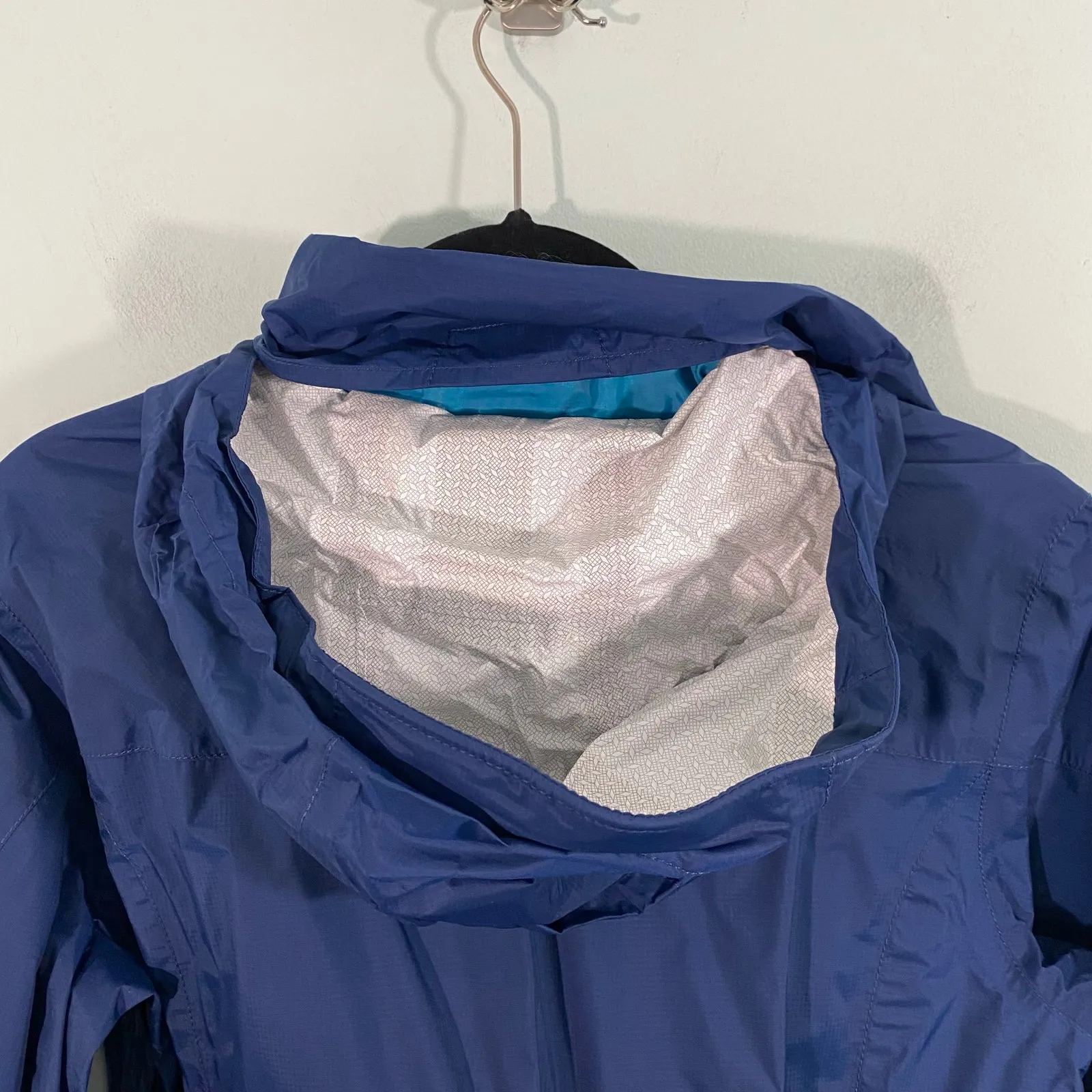 Marmot Women Arctic Navy PerCip Eco Waterproof Hooded Full Zip Jacket Size M - Image 12