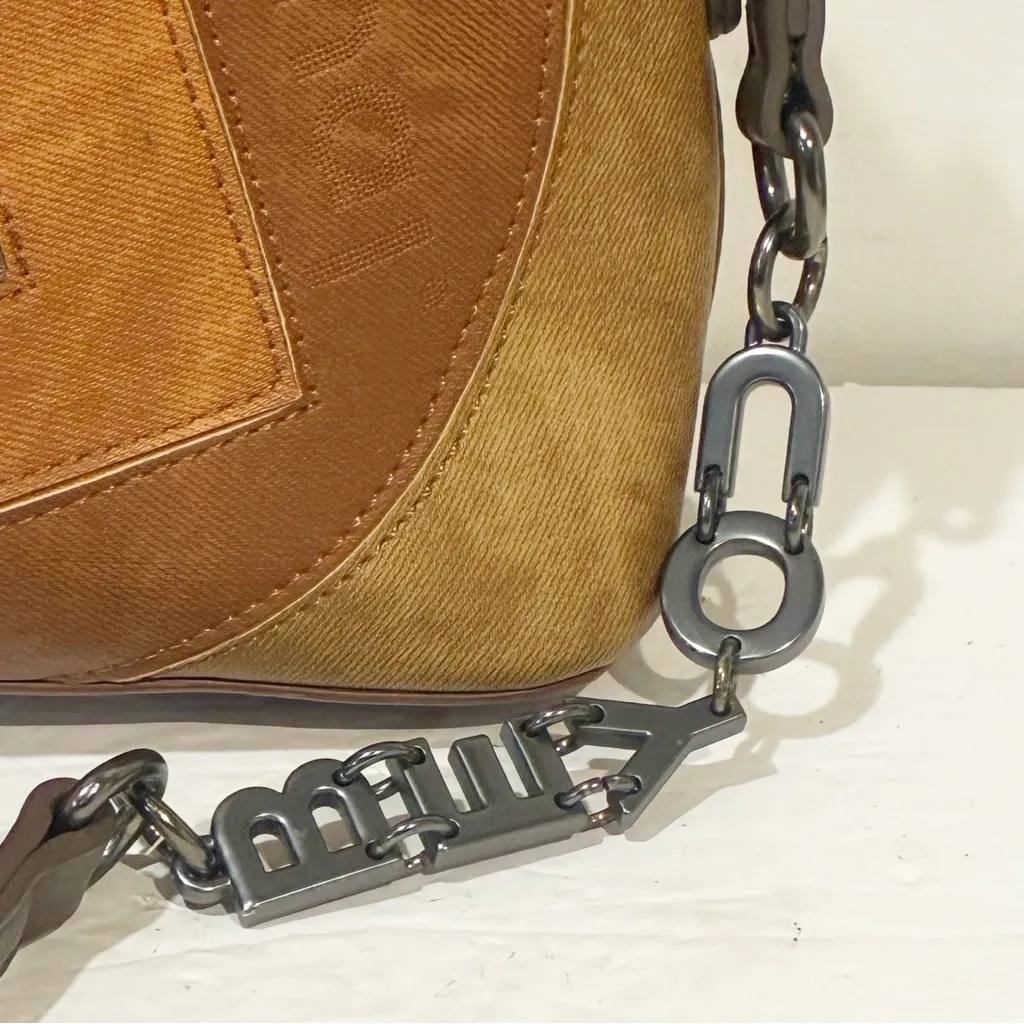 Desigual Empire Deia Crossbody Rounded Bag Chain Link FLAWED - Image 2