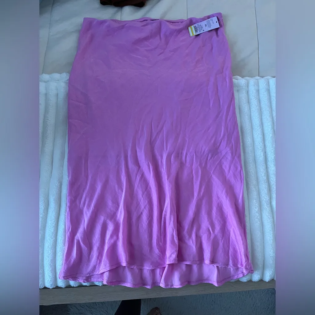 NWT Wild Fable Vibrant Pink Sheer Skirt - Image 5
