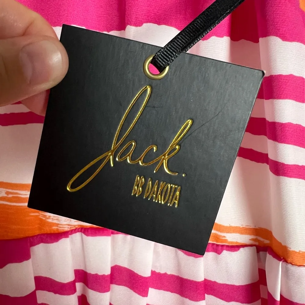 Jack by BB Dakota Jamband Wave Printed Scoop Neck Tank Mini Dress - Image 9