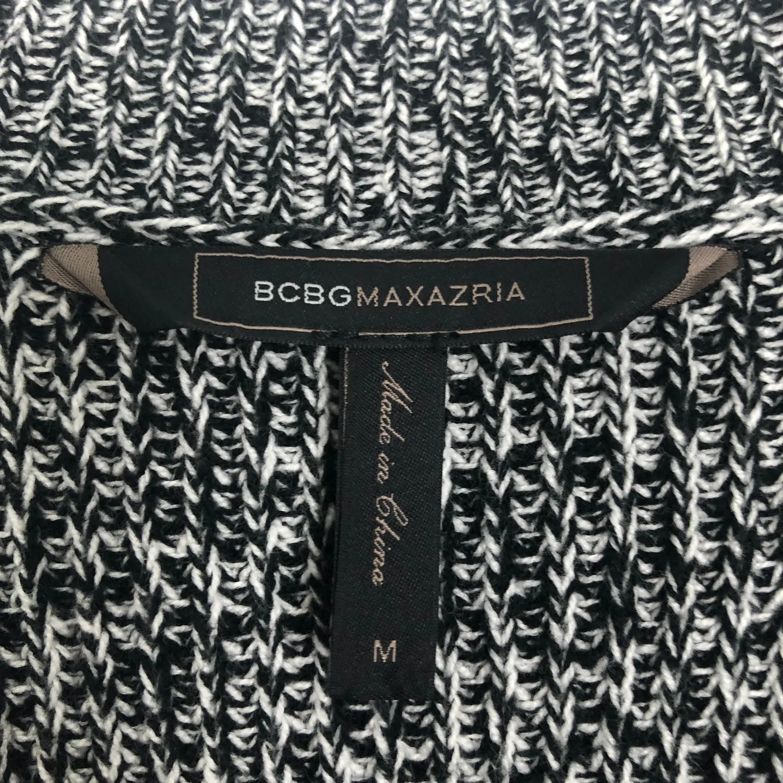 BCBGMaxazria Dark Academia Office Career Workwear Business Dressy Sweater Medium - Image 3