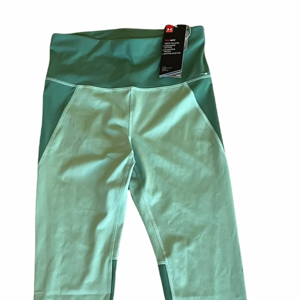 NWT Under Armor High Waist Capri Green - Image 4
