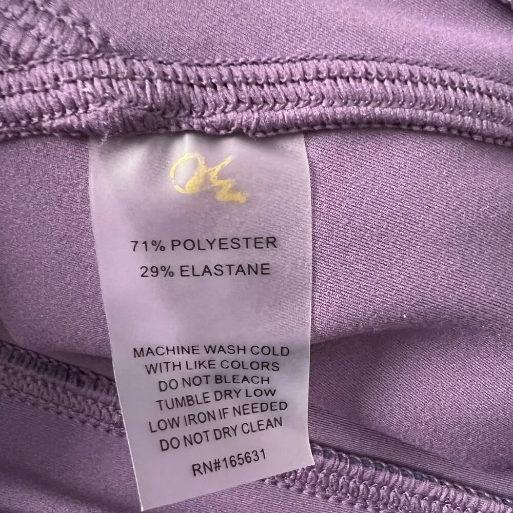 NWT Calme Johnny Was Criss Cross Leggings Athletic Athleisure‎ XS - Image 8