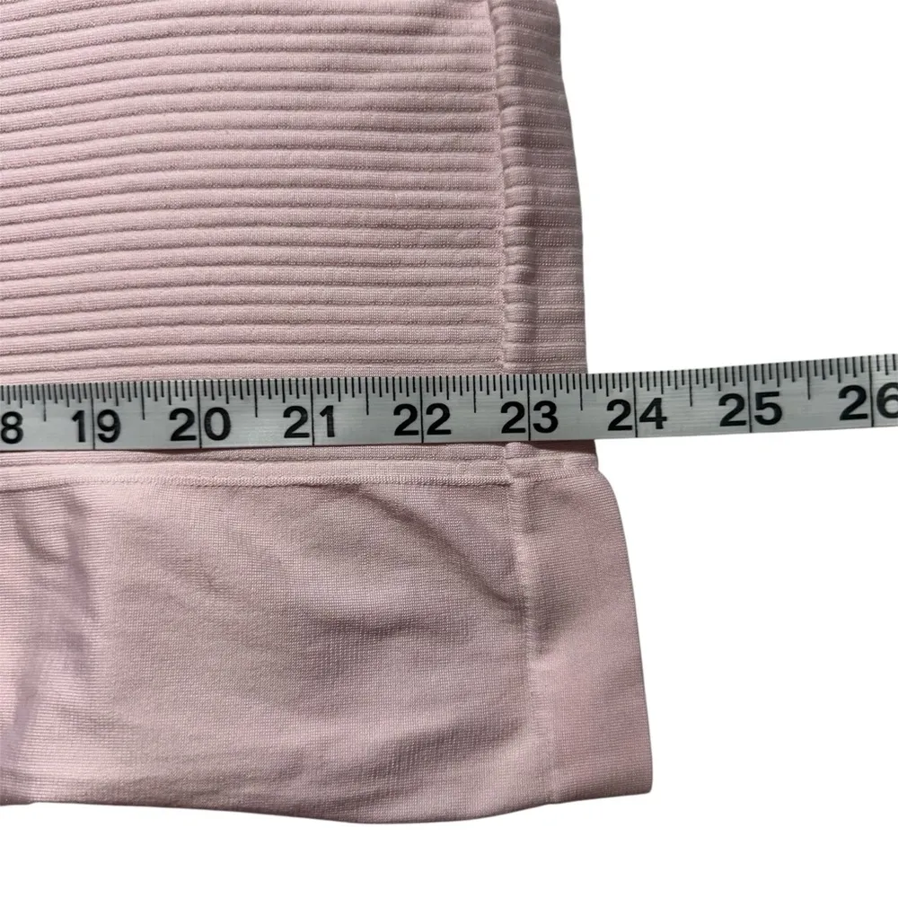 Athleta Athletic Short Sleeve Ribbed Activewear Top Short Medium - Image 8