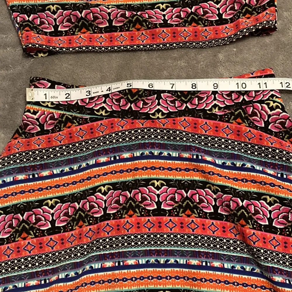 Show Me Your Mumu Cropped Top & Skirt Set Camille Circle Crop Top & Skirt Size S - Image 12
