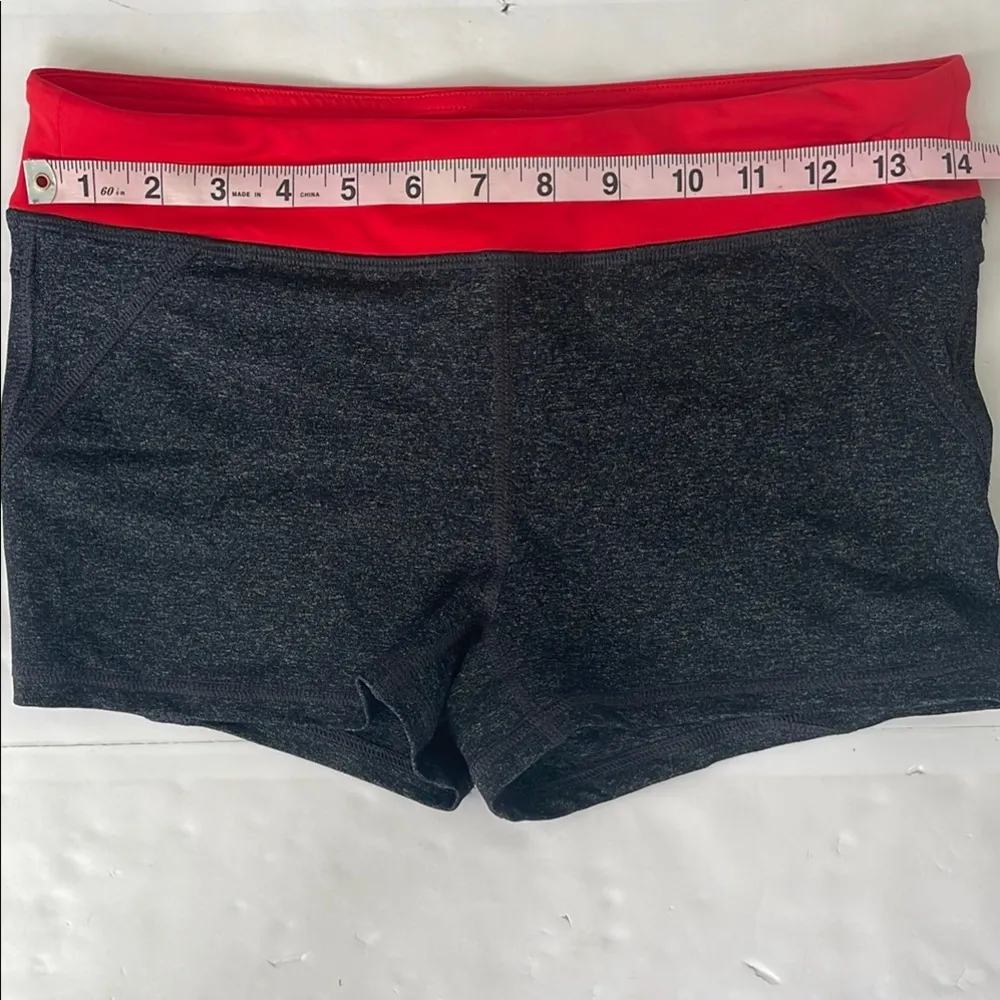 Forever 21 Charcoal Grey Throwback Athletic Shorts Stretchy Comfort Medium - Image 8