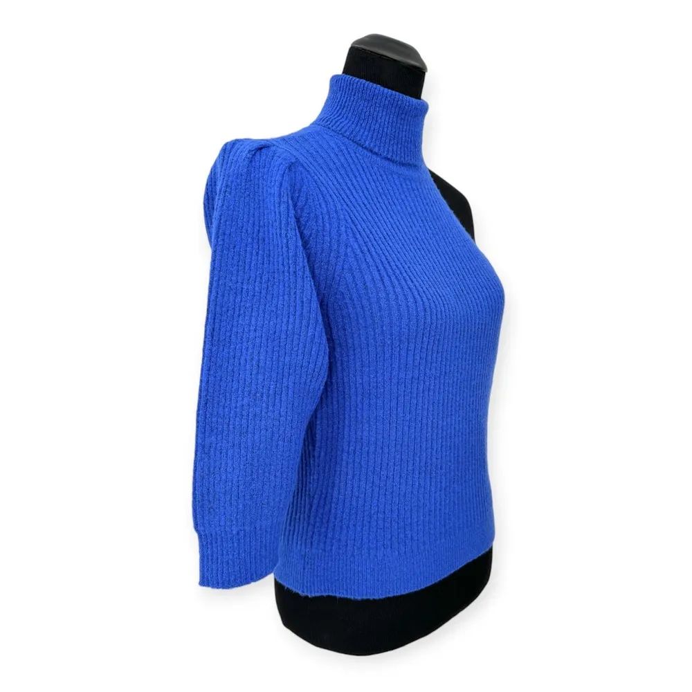 Melrose and Market | NWT | Medium | One-Shoulder Ribbed Knit Turtleneck Sweater - Image 5