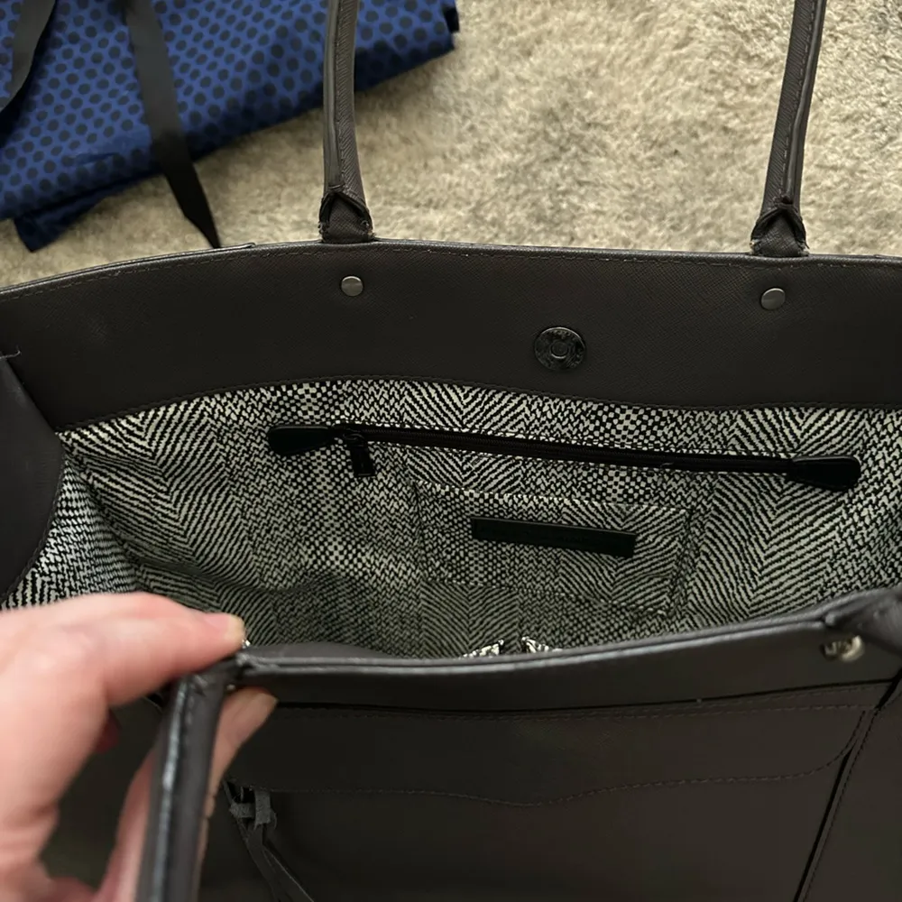 Rebecca Minkoff Gray Structured MAB Tote Bag - Image 3