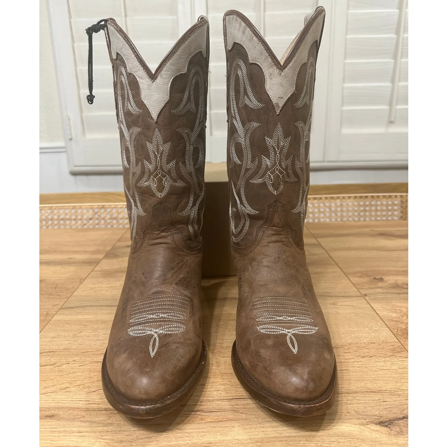 Idyllwind Banter Western Performance Boots Medium Toe Brown Leather Size 10 NWOT - Image 5