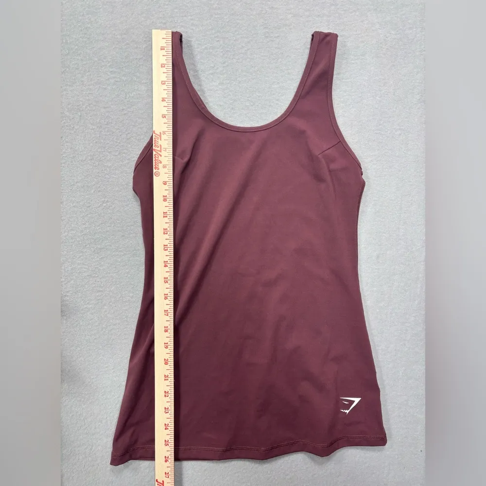 Gymshark Women's Small Dreamy Vest Winter Berry Purple Training Tank Top Workout - Image 11