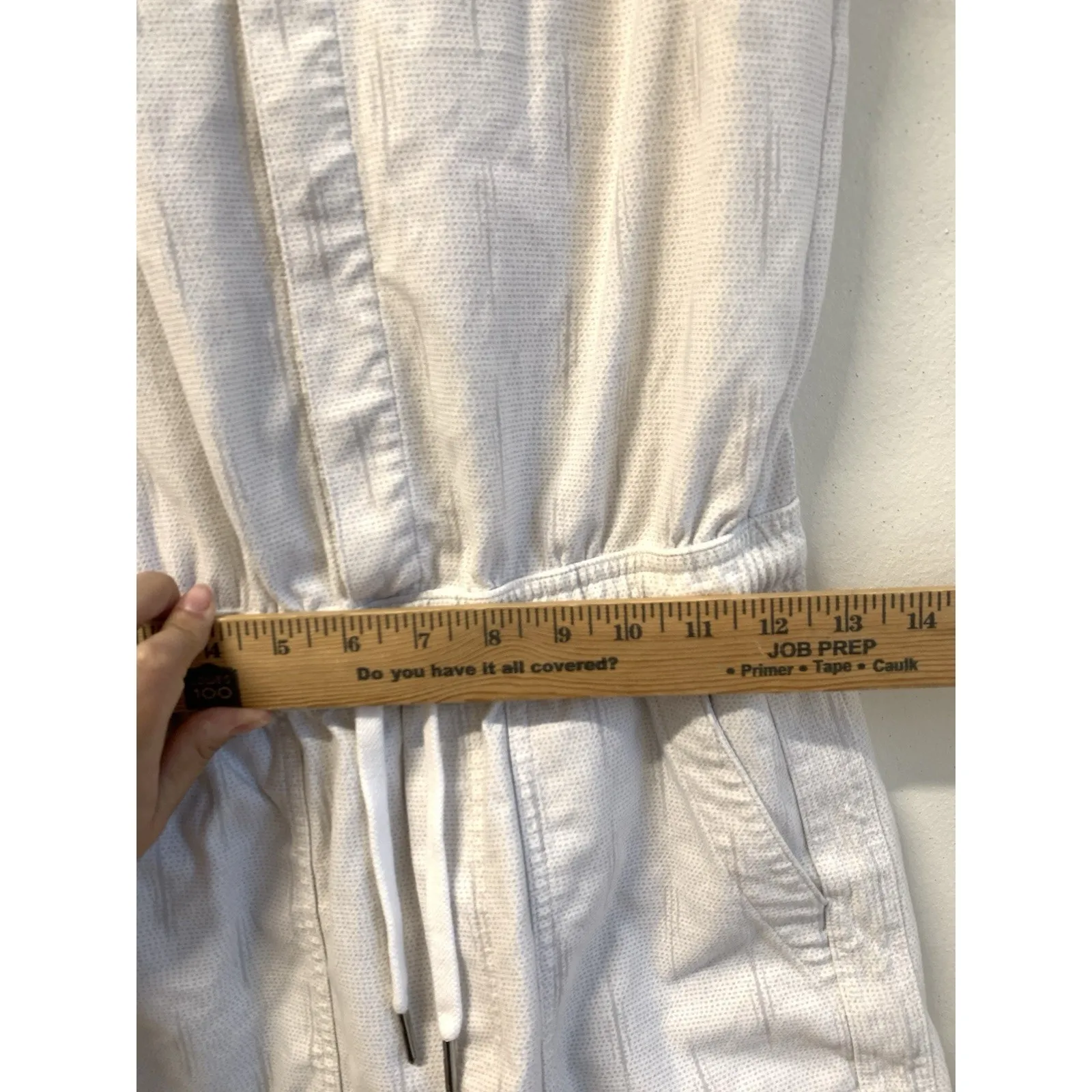 Athleta Women’s Romper Farallon Button Up White Stripes Size XXS - Image 12