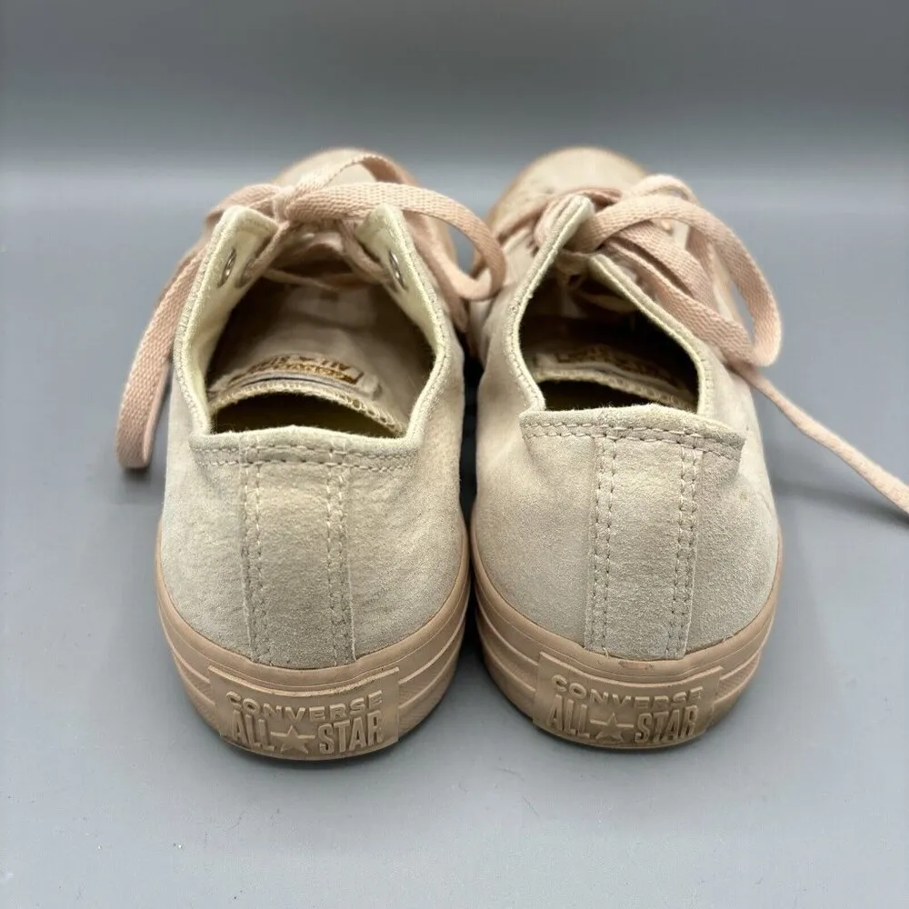 Converse Suede Blush Women’s Sneakers‎ Size 8.5 Lace Up Casual Chuck Taylor - Image 3