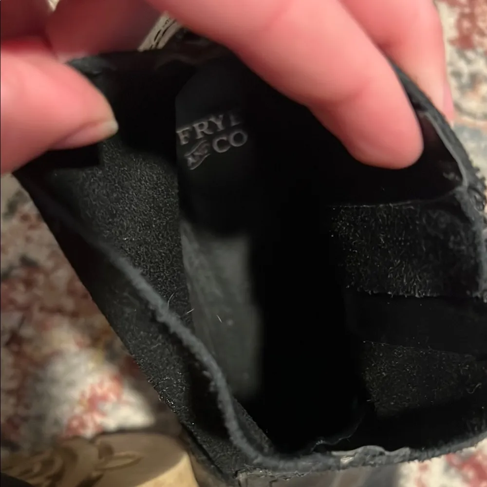 Frye Black Leather Ankle Boots - Image 14