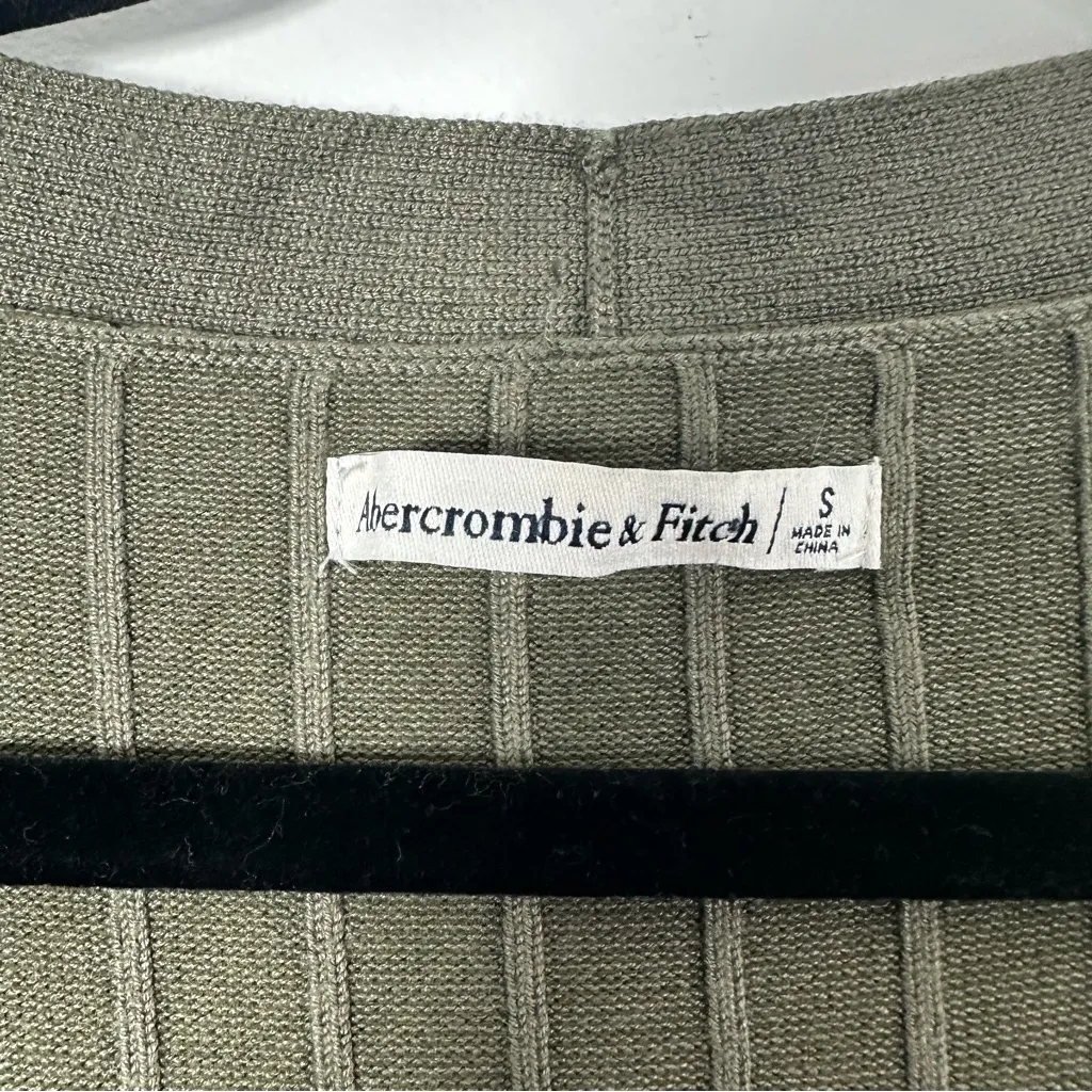 Abercrombie & Fitch Women’s Long Sleeve Button Up Fitted Dress Size S - Image 3