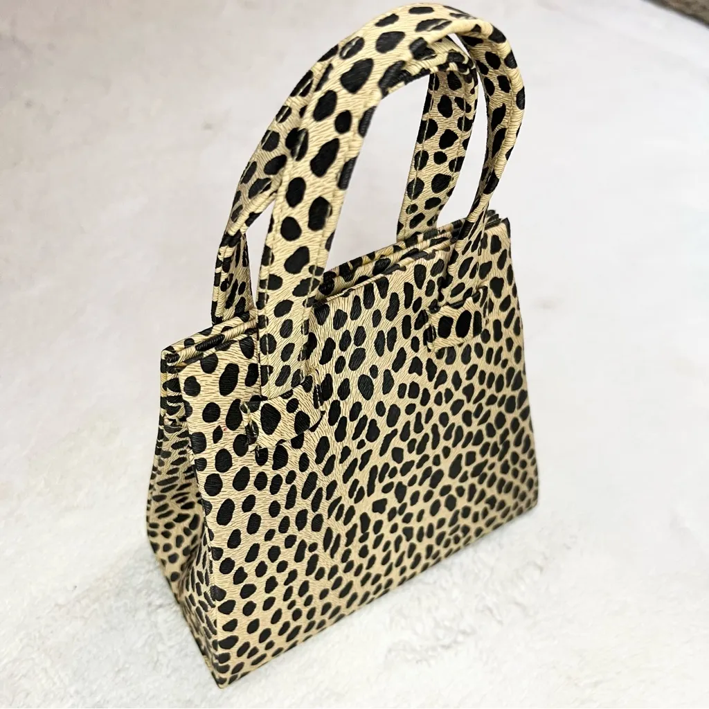 Vintage Y2K Animal Print Leopard Cheetah Handbag Purse - Image 11