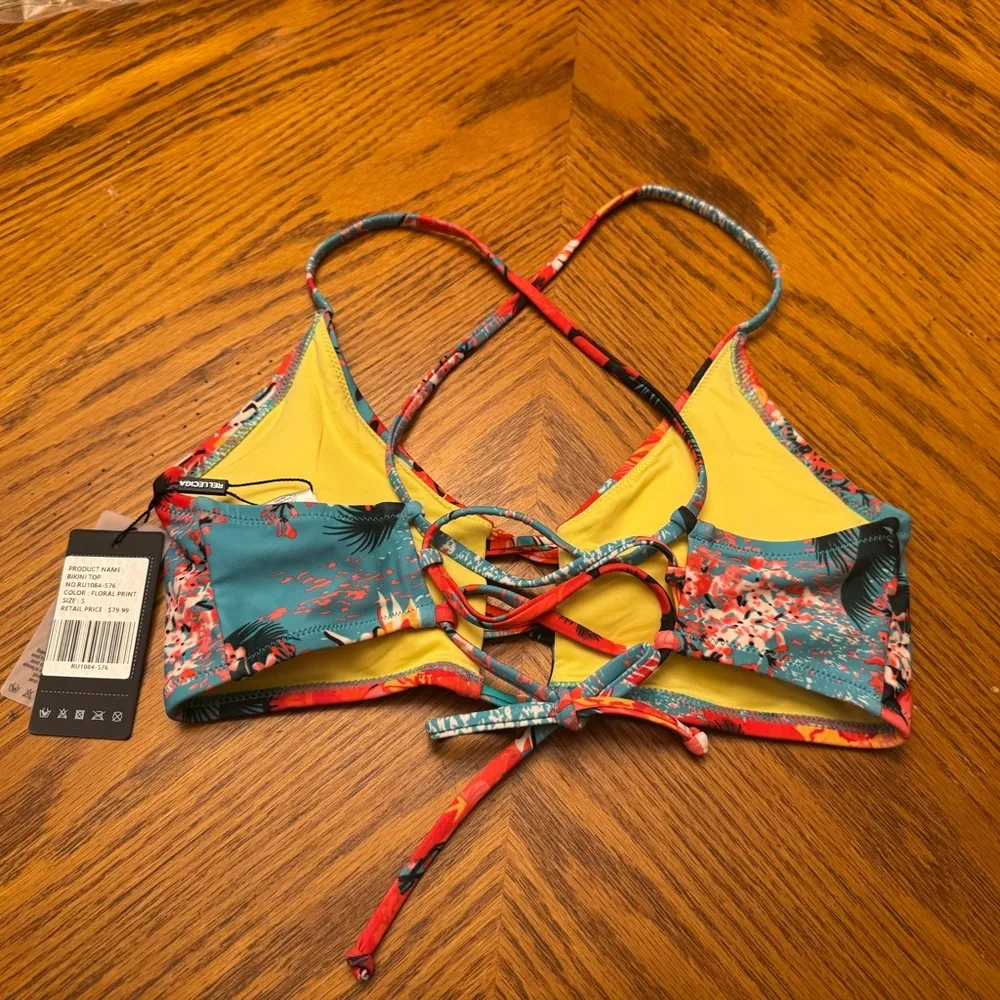 RELLECIGA floral print bikini top only - Image 7