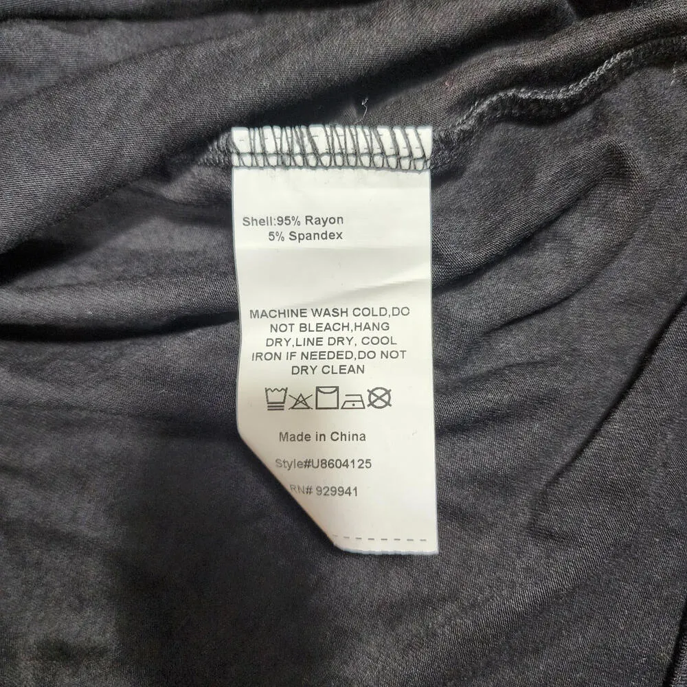 Weekend Suzanne Betro Women's Casual Black Turtleneck Empire Waist Tunic Size 3x - Image 6