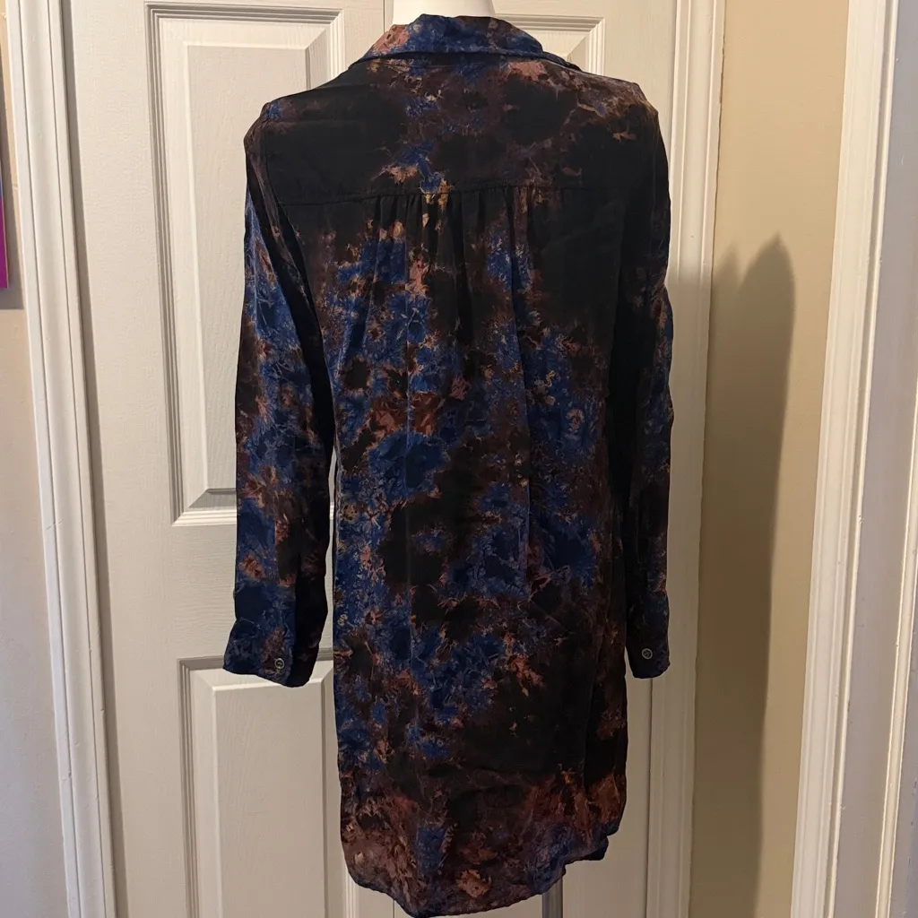 Karen Kane Multicolor Long Sleeve Dress (Vegan Silk), Size S - Image 4