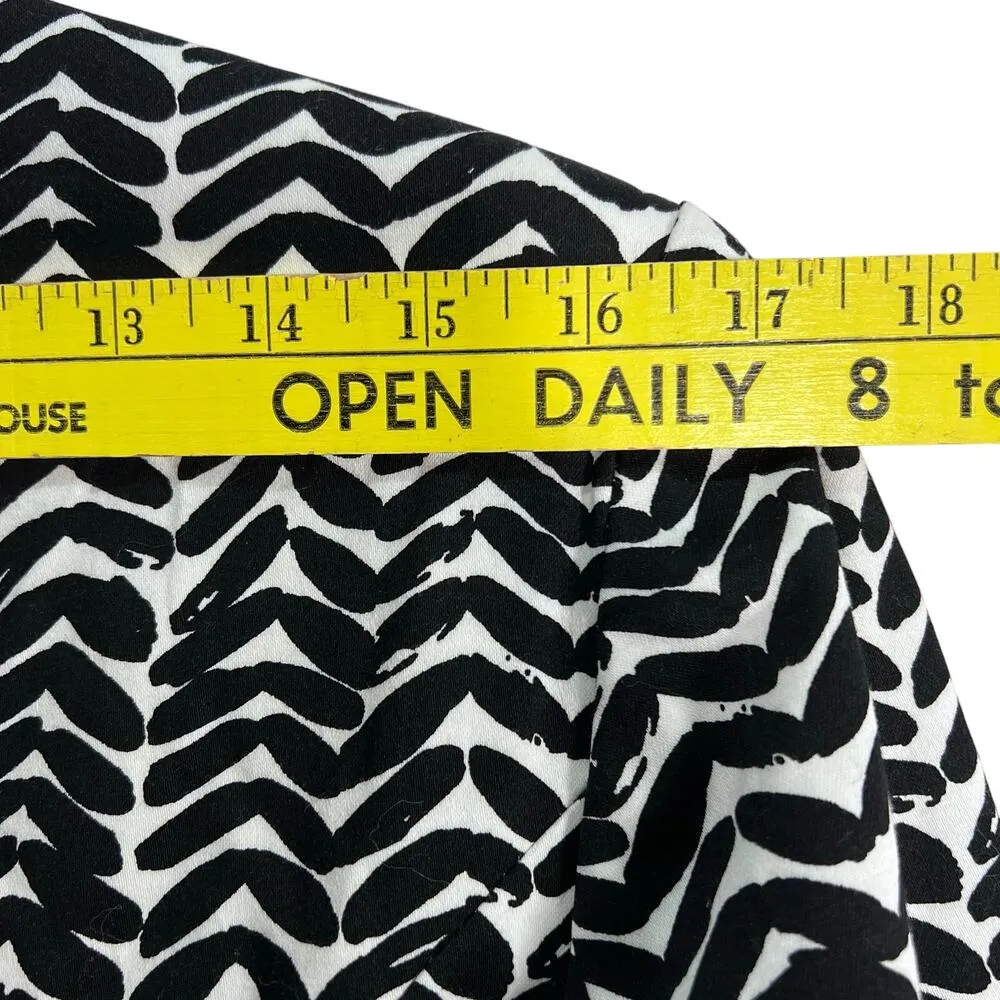 East 5th NWT Womens Coat Trench Lined Black White Medium Y2K Workwear Mom Coat - Image 2