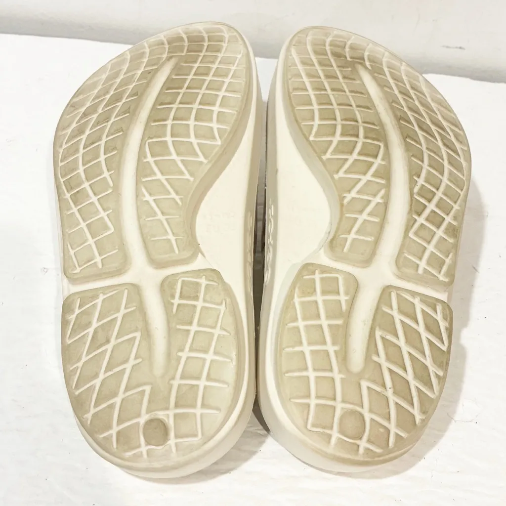 Oofos Ooah Rose Leopard Comfort Sport Recovery Pink Sandal Slide Size 7 - Image 5