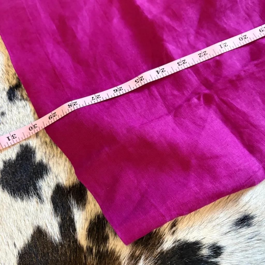 BODEN Babydoll Tunic Linen Beaded Elastic Waist Dress Size 4‎ NWT Pink - Image 7