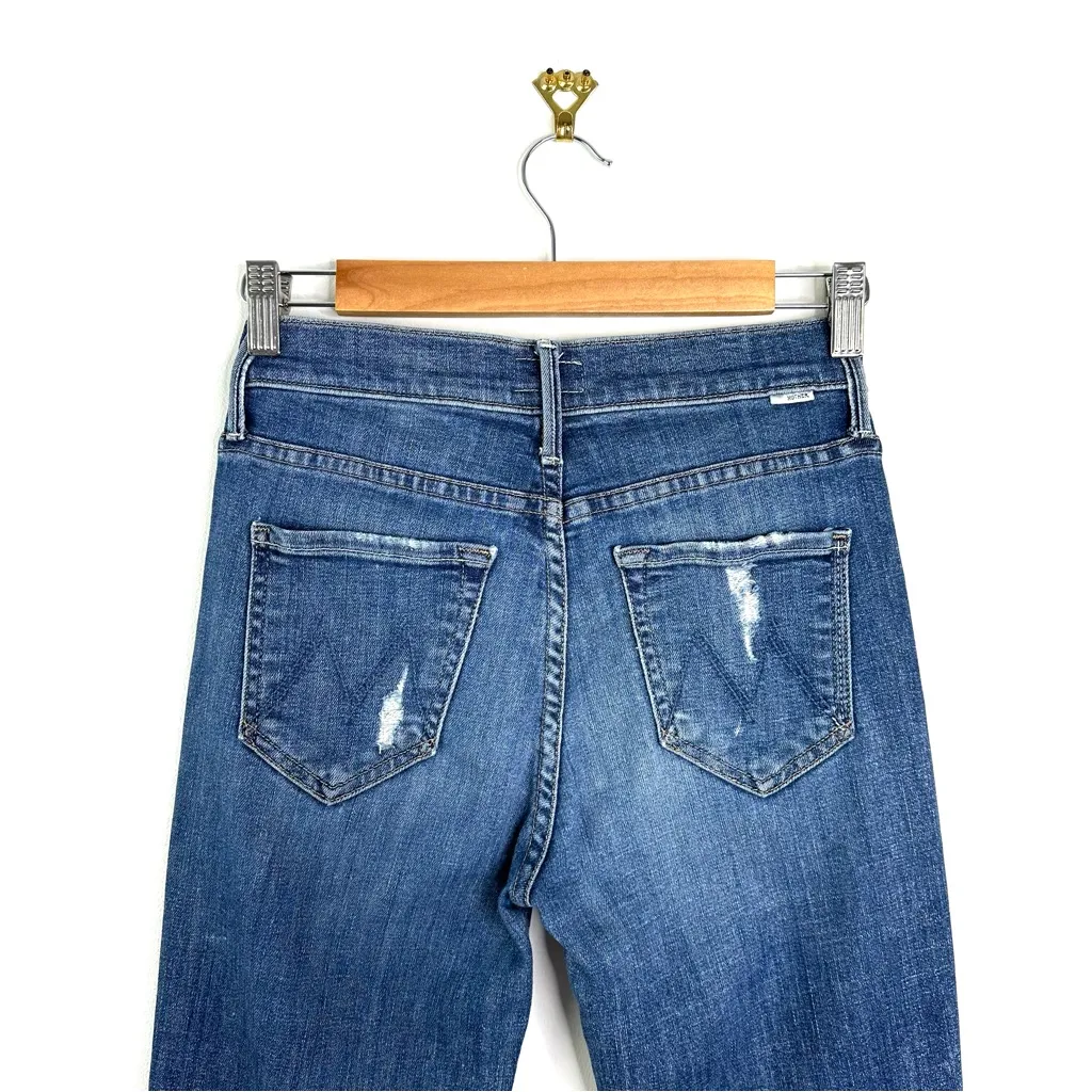 MOTHER The Vamp Fray Jeans 25 Blue - Image 9