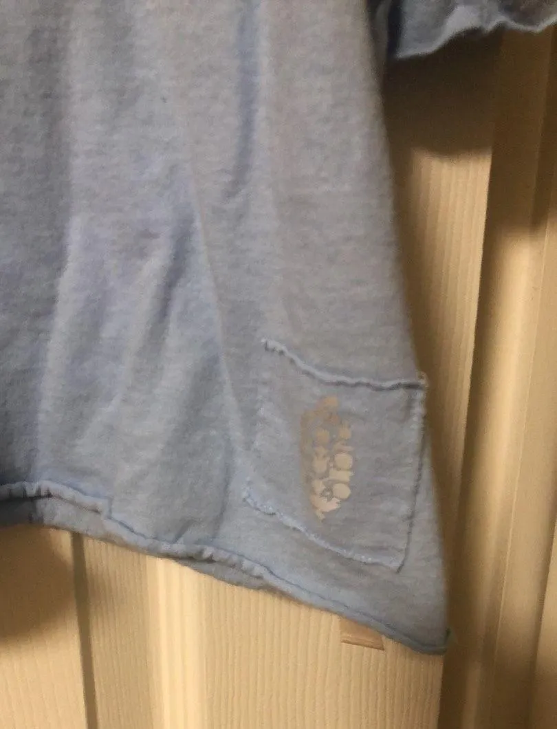 Womens FP Movement by Free People Tee sz M blue - Image 4