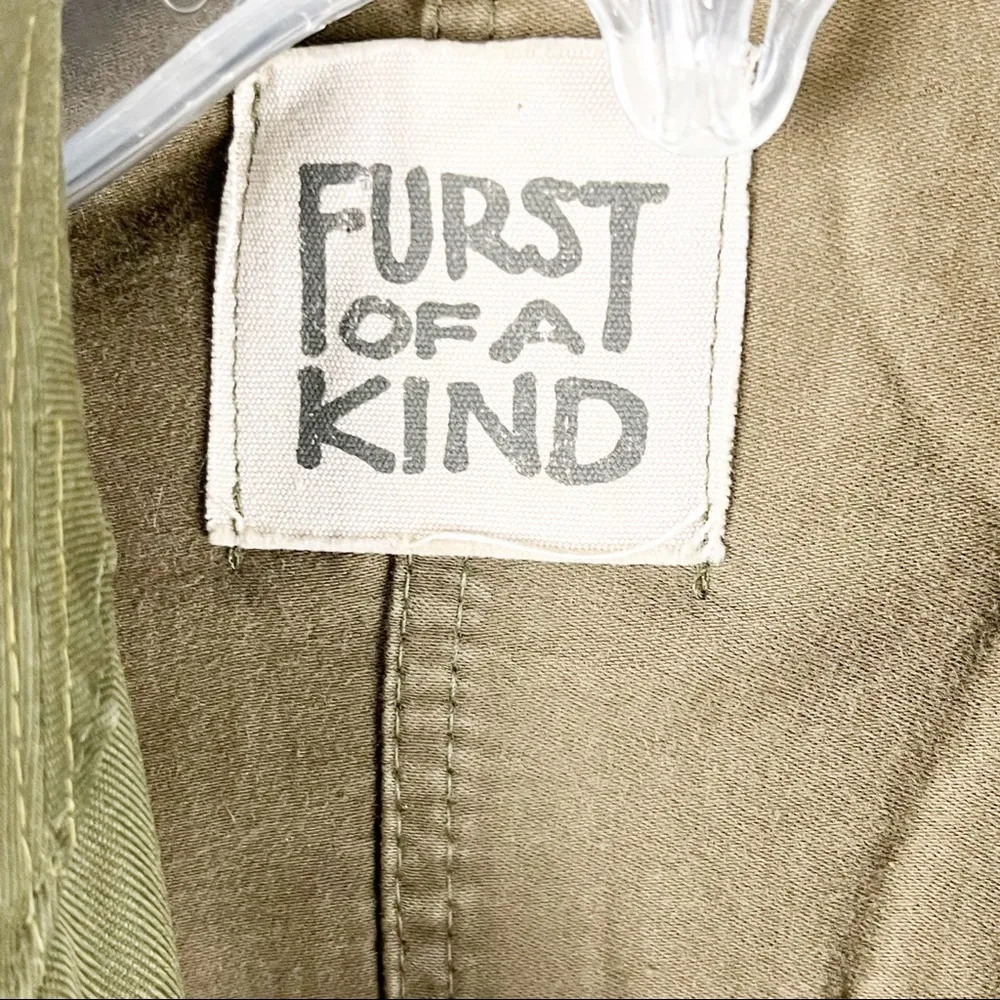 FURST OF A KIND Green Multiple Pocket Long Sleeves Button Utility Jacket Medium - Image 4