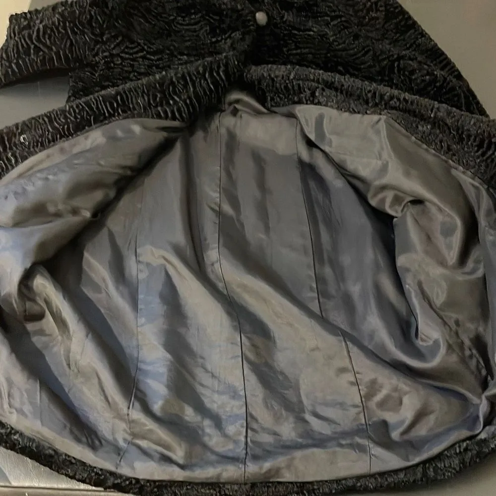 Valerie Stevens Womens‎ Dress Coat 3/4 Sleeve Classic Black Medium Black - Image 8