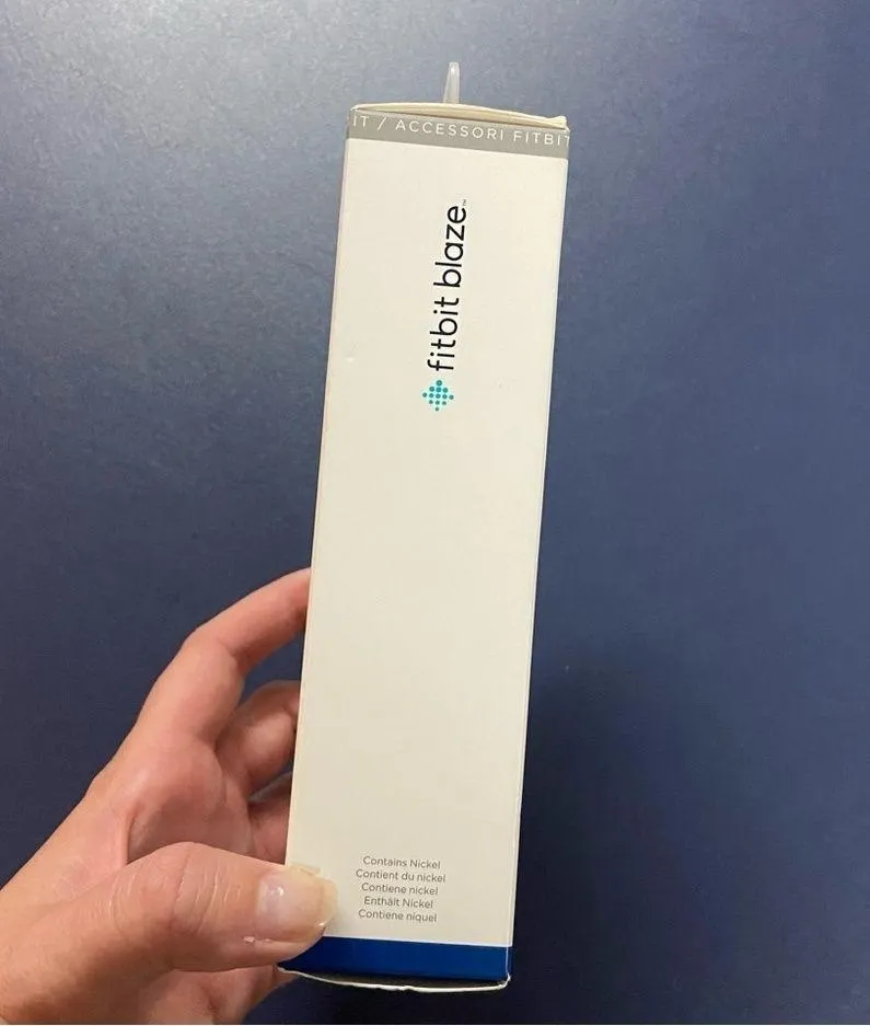 Fit Bit Blaze Accessory Stainless Steel Band NIB - Image 2