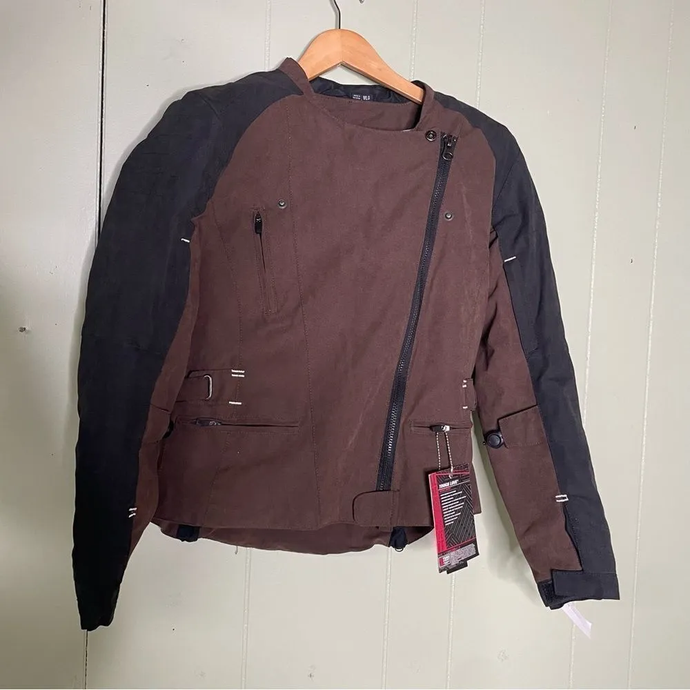 SPEED AND STRENGTH Tough Love Women's Textile Motorcycle Jacket Large 878882 Brown - Image 2